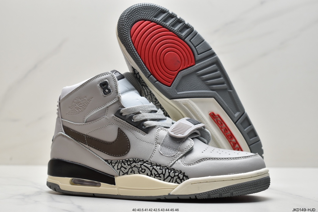 160 真标乔丹Air Jordan Legacy 三合一312 有着交错结合的设计