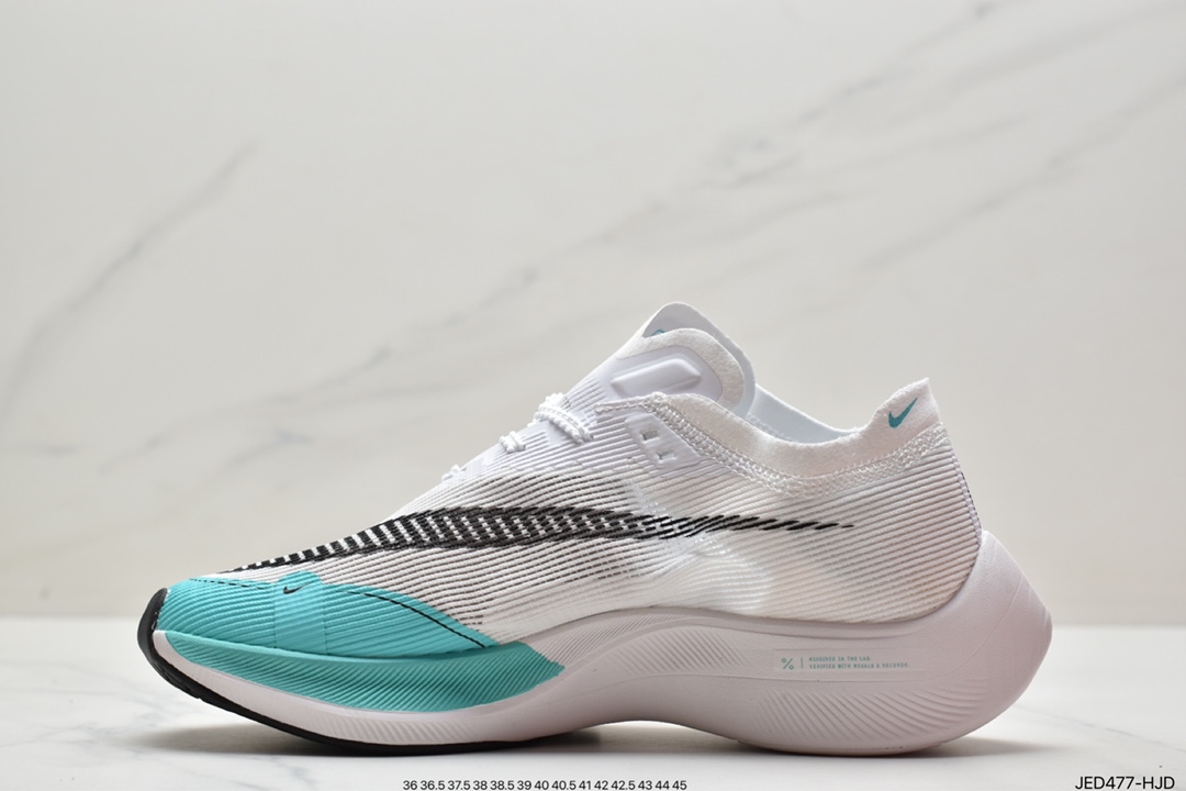 150 真标ZoomX Vaporfly NEXT% 2”Ice Blue”破2系列马拉松泡棉超轻缓震运动慢跑鞋 DM8324-400