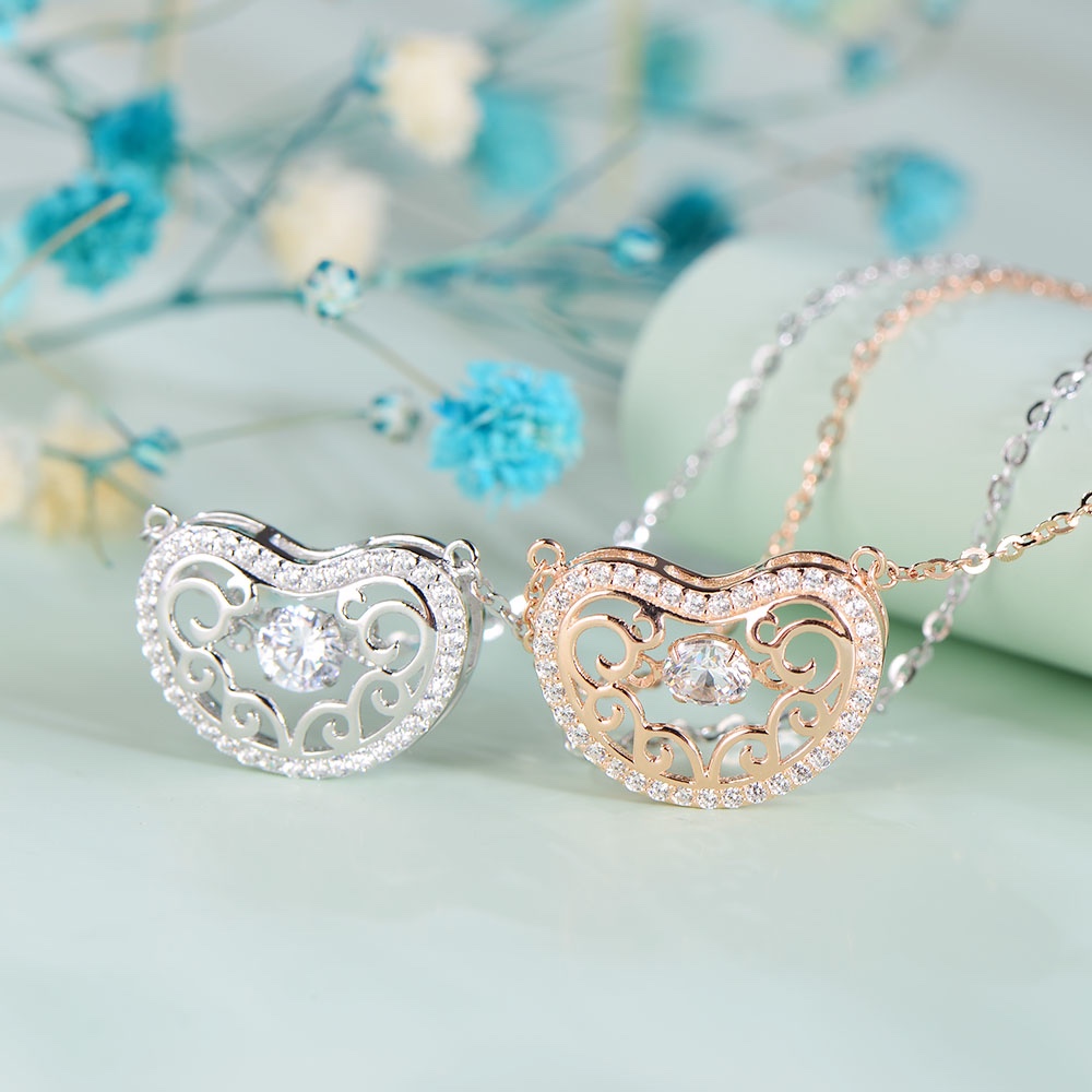 Nickelfreies Silber Kette Koreanischer Stil Valentinstag Silber