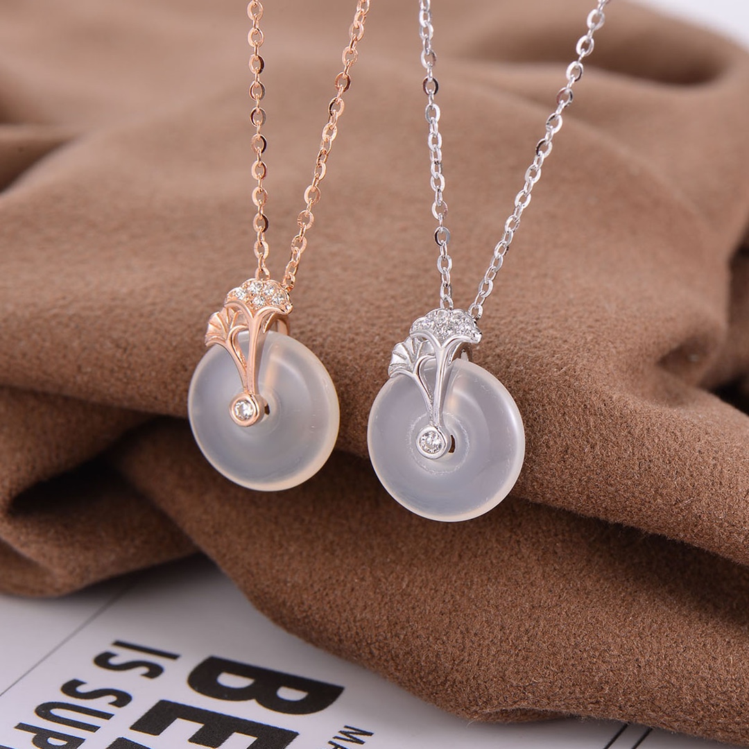 Solid Silver Necklace Pure Mother's Day Silver