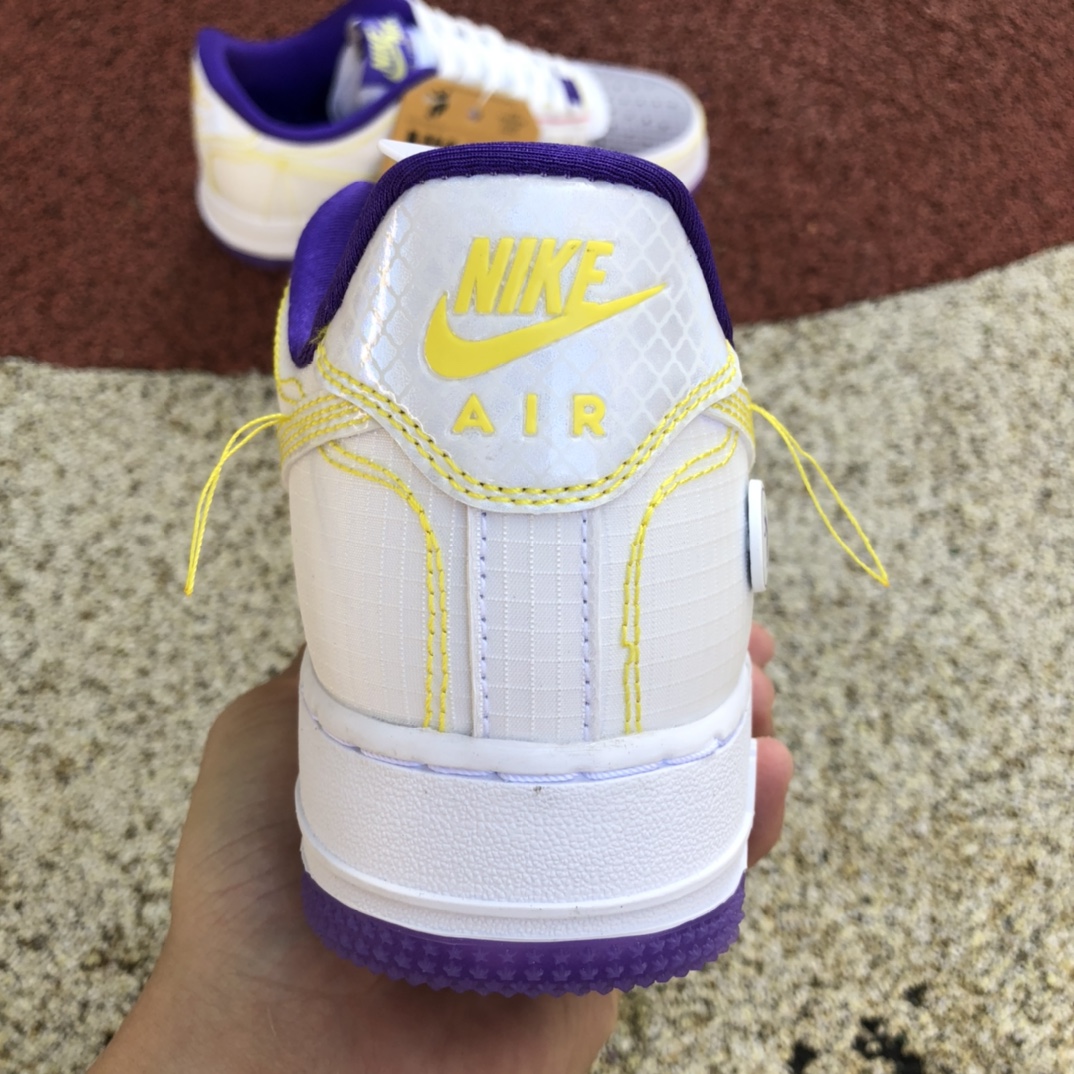 Union LA x Nike Air force1 AF1白紫缝线 联名休闲板鞋cj9649-500