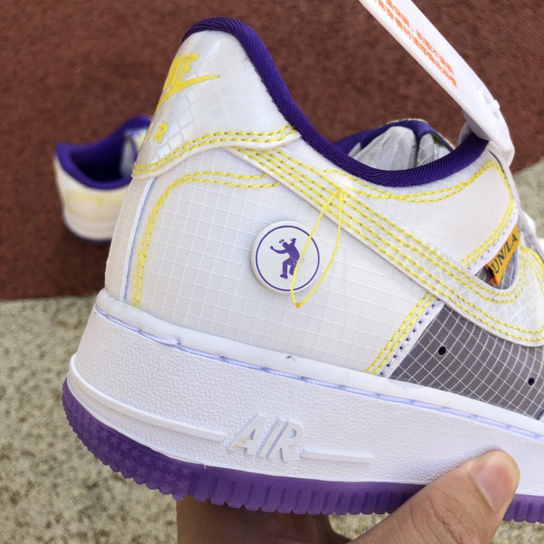 Union LA x Nike Air force1 AF1白紫缝线 联名休闲板鞋cj9649-500