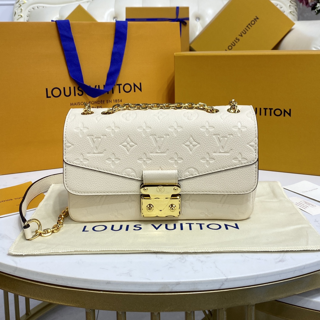 Louis Vuitton LV Pochette MeTis Handbags Crossbody & Shoulder Bags Black White Spring Collection Chains M46127