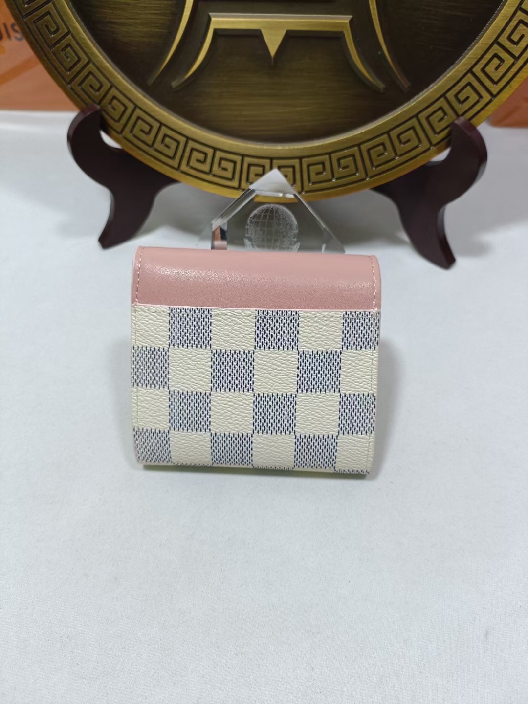 Open view of a premium leather bifold wallet showing card slots