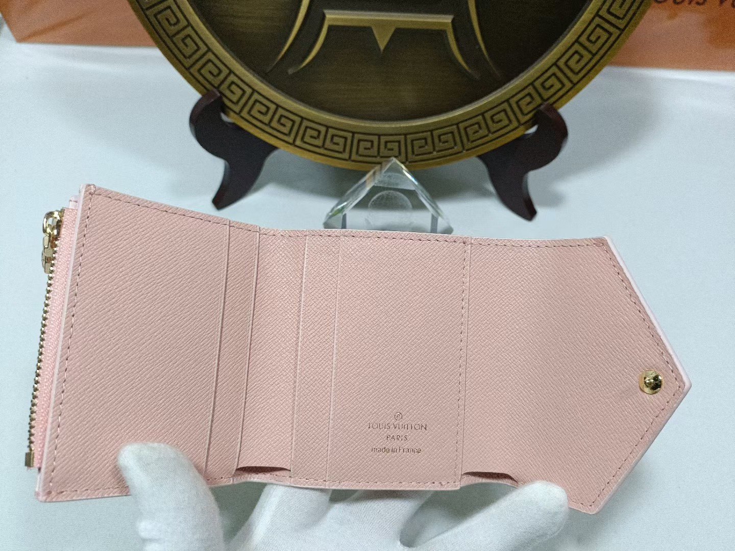 Premium Leather Bifold Wallet on a table