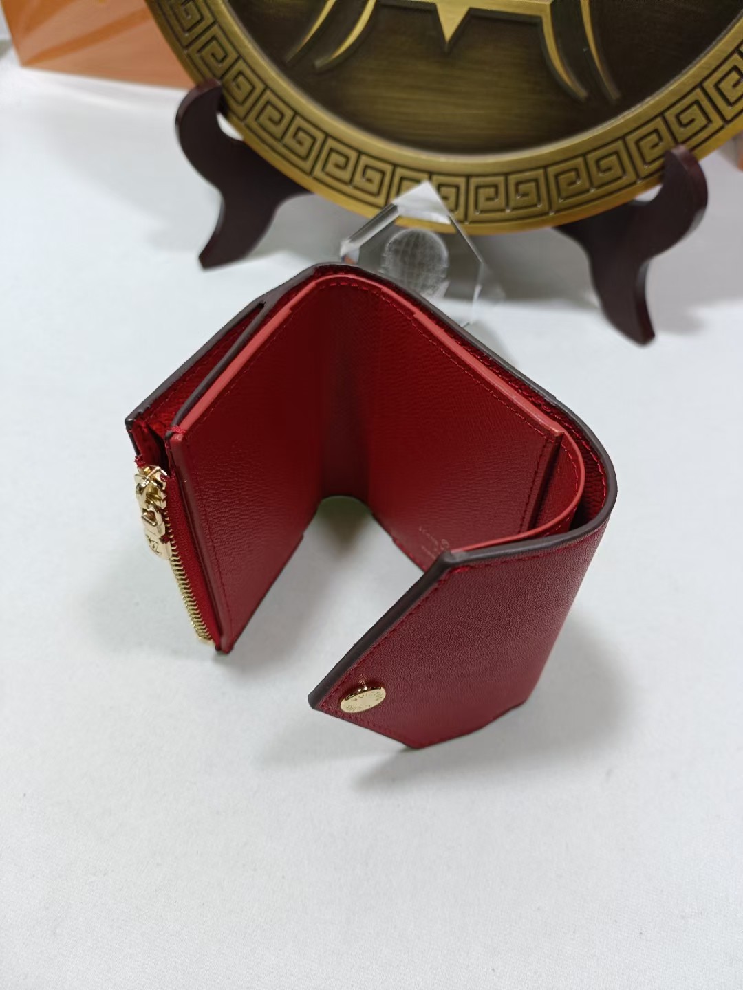 Leather wallet, back view