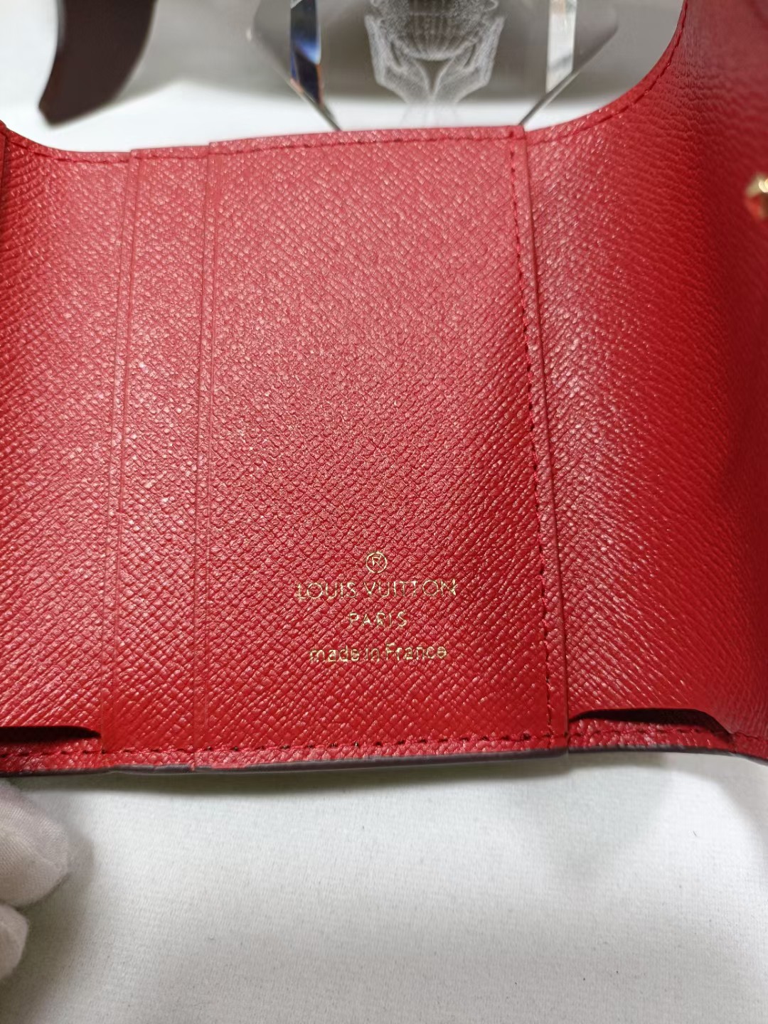 Leather wallet gift packaging