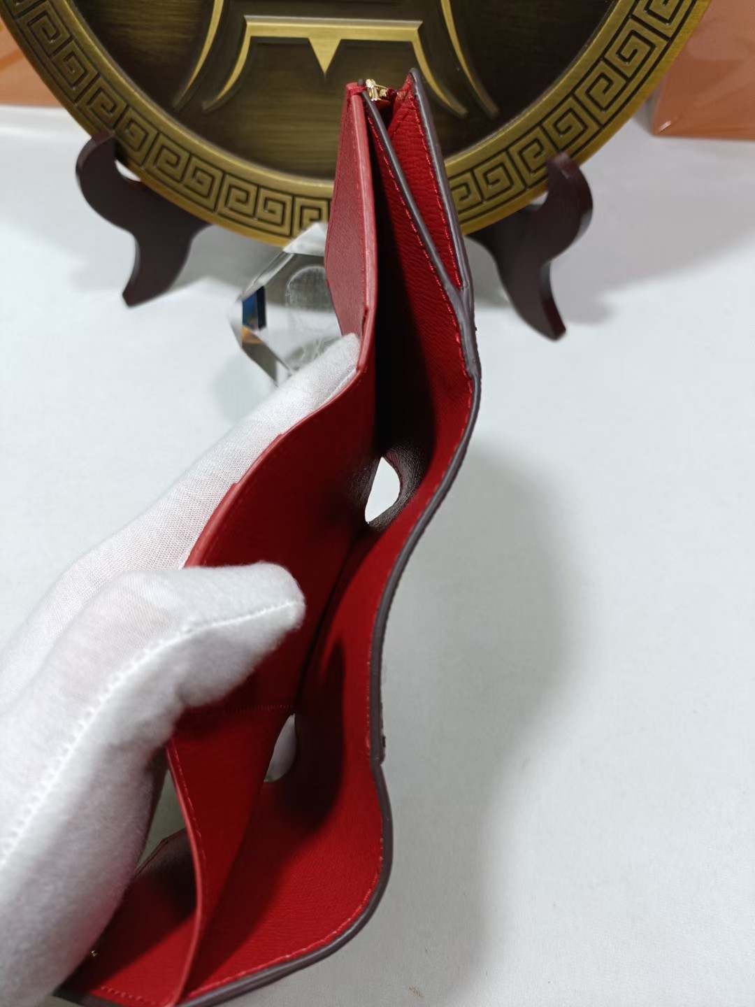 Leather wallet, different color options