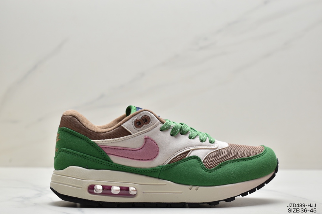 140 真标复古气息十足,再次携手荷兰潮流名所兼街头品牌Patta x Nike Air Max 1 黑白灰DR9773-300