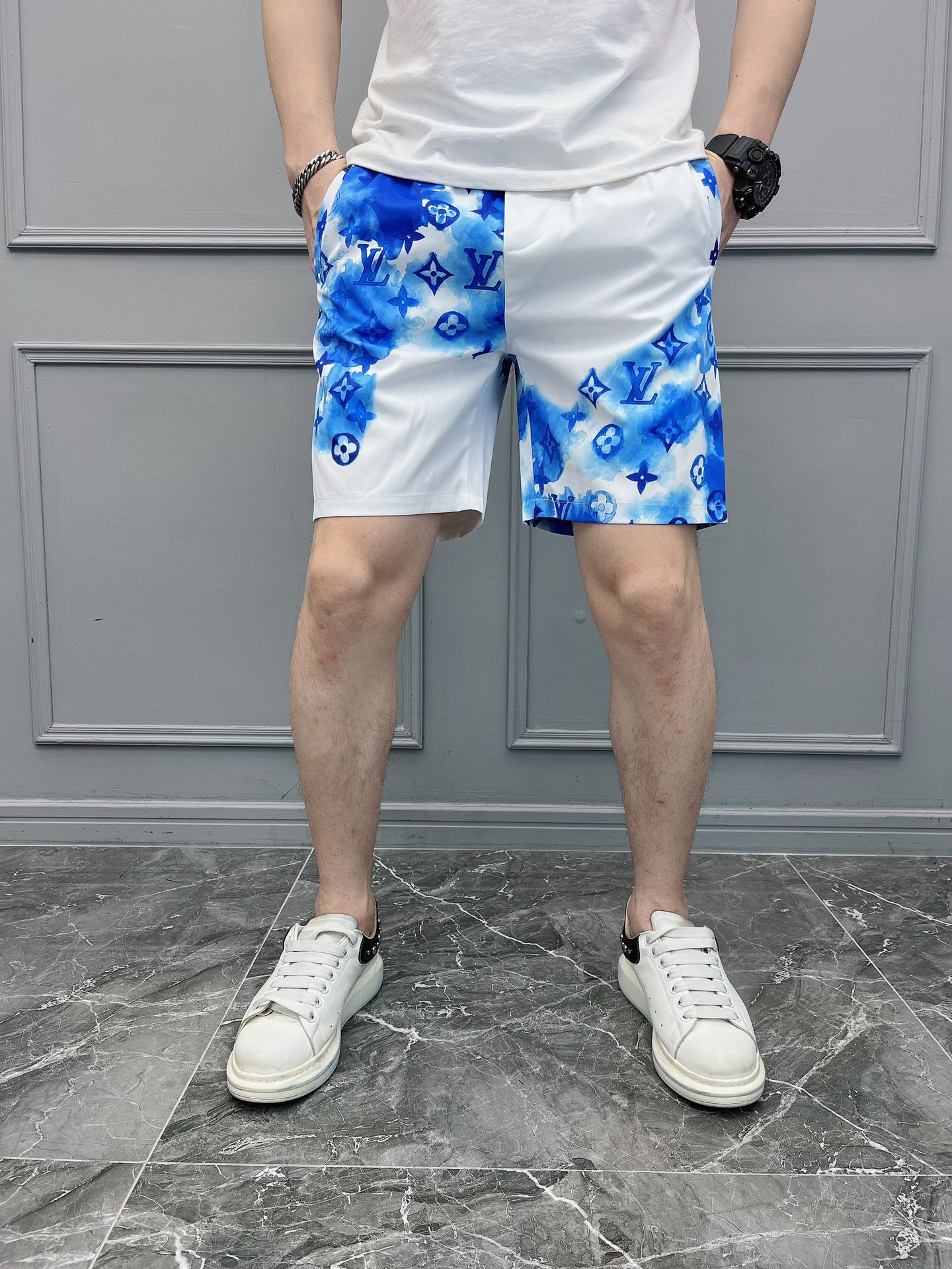 Louis Vuitton Clothing Shorts Online China
 Printing Men Summer Collection Fashion Beach