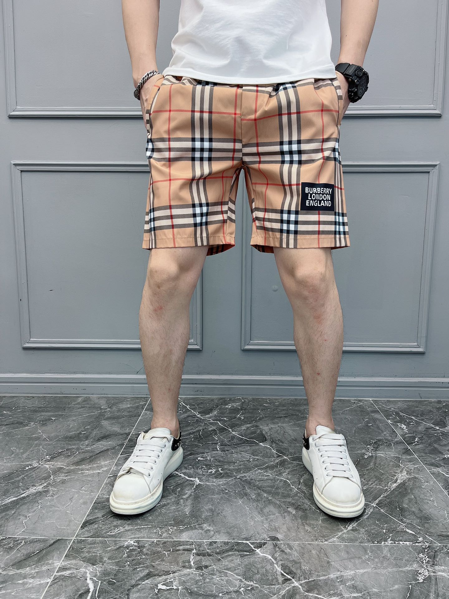 Wholesale China
 Burberry Clothing Shorts Printing Men Summer Collection Fashion Beach