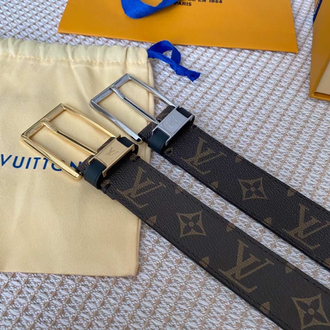 Louis Vuitton Belts Best Like
 Men Calfskin Canvas Cowhide