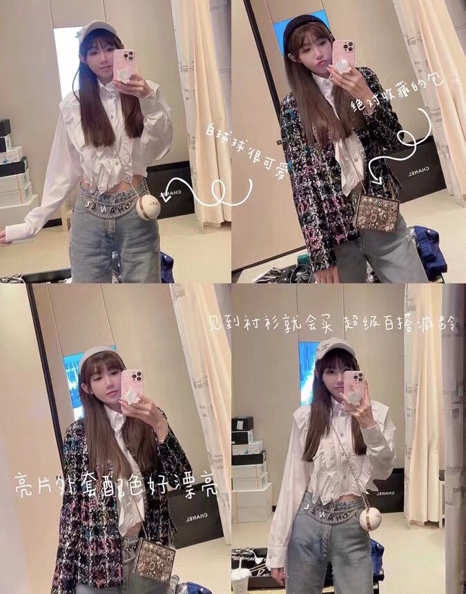 小香 Chanel 2022新品黑白字母腰链 代购级别 一比一品质 香奈鹅 系列 经典cc logo 风