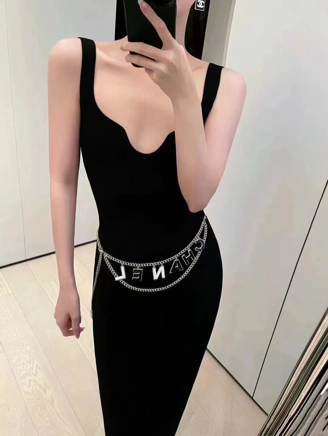、小香 Chanel 2022新品黑白字母腰链 代购级别 一比一品质 香奈鹅 系列 经典cc logo 风格高级百搭 高