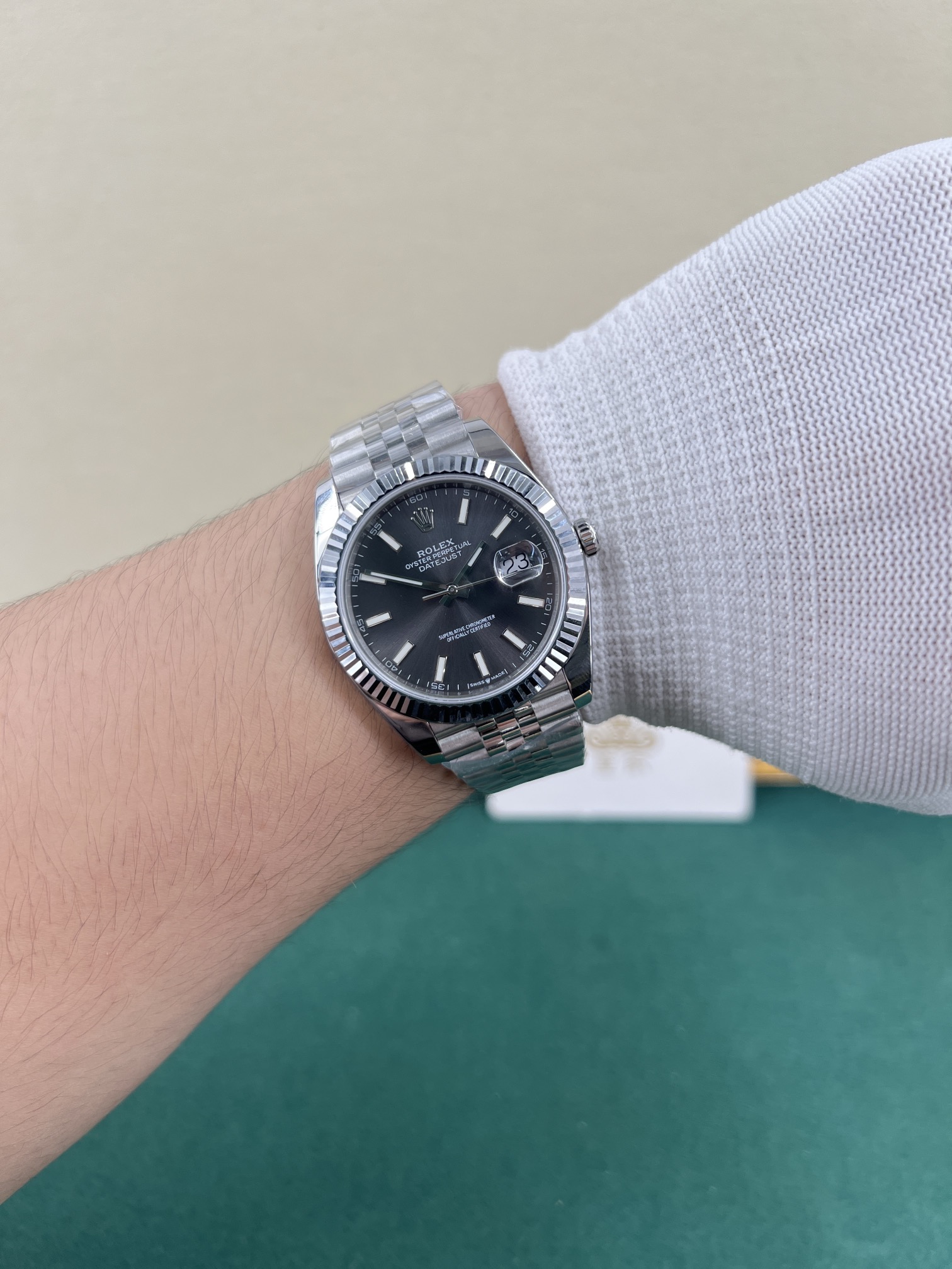 ROLEX ロレックス デイトジャスト グレーデイトジャスト ロイヤル実写-トップクオリティ