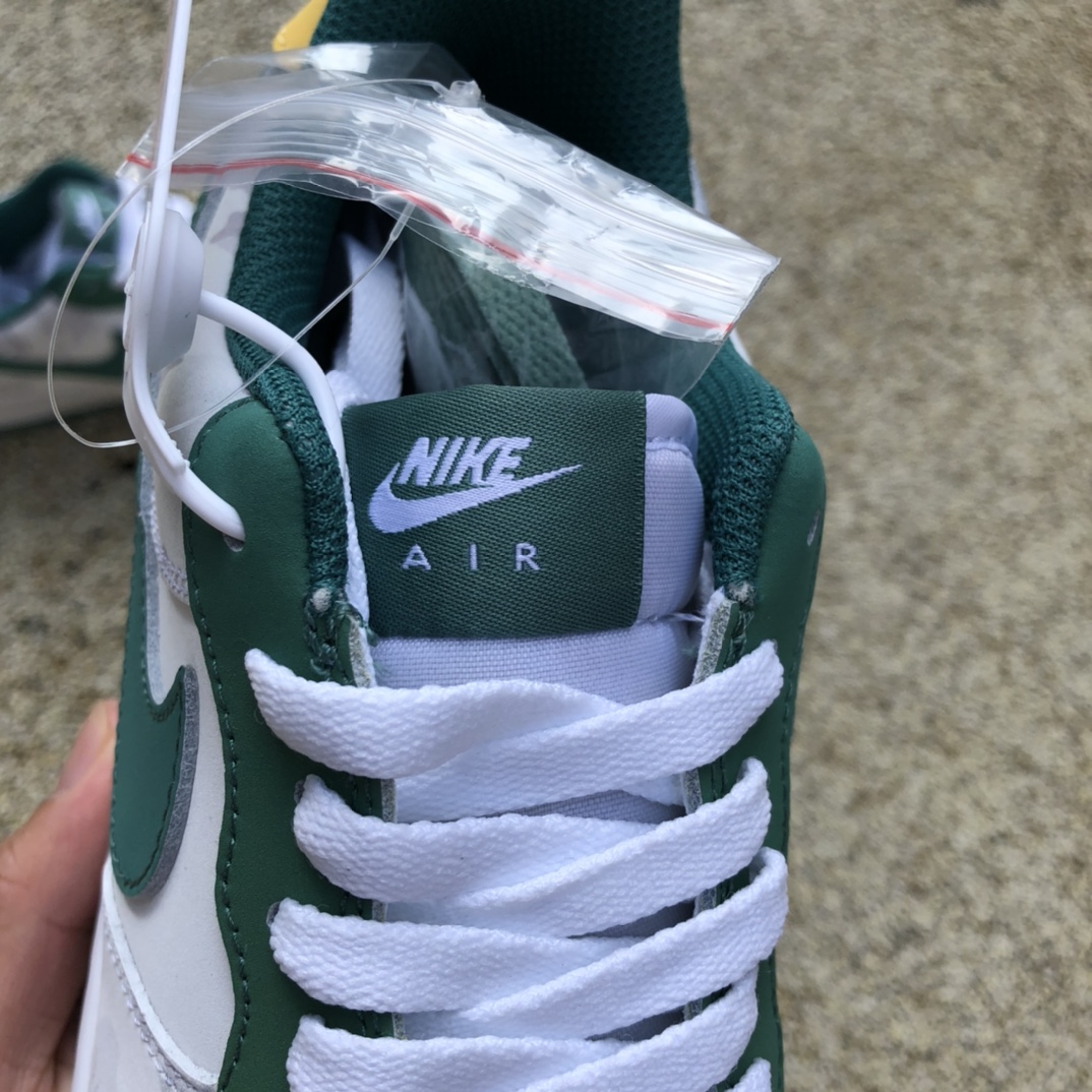 AF1白绿黄low  Nike Air Force 1’07 AF1 空军一号男子低帮板鞋 af1234-009