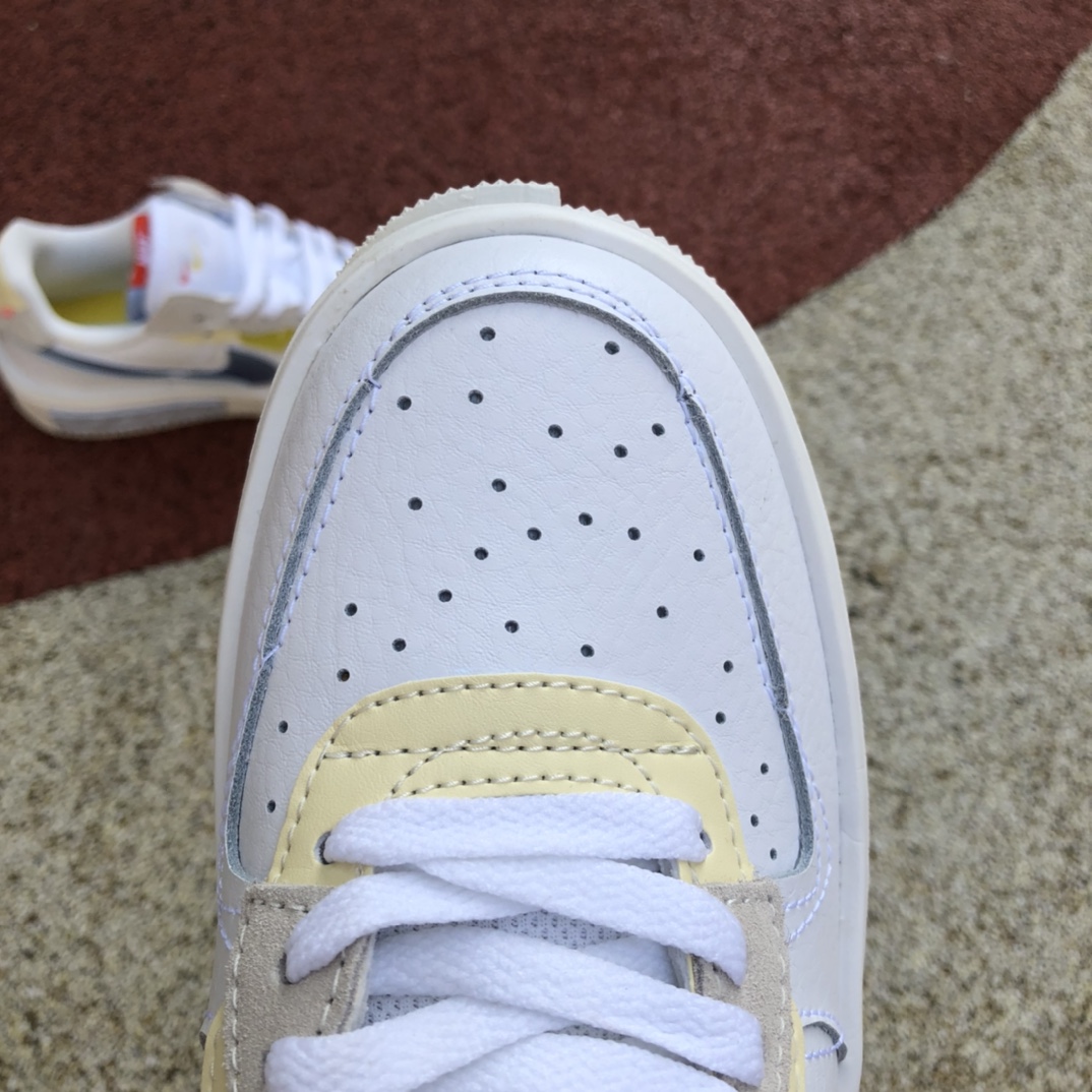 AF1 white, yellow and blue low Nike Air Force 1 Fontanka white, yellow and blue low-top casual sneakers DV2175 -100