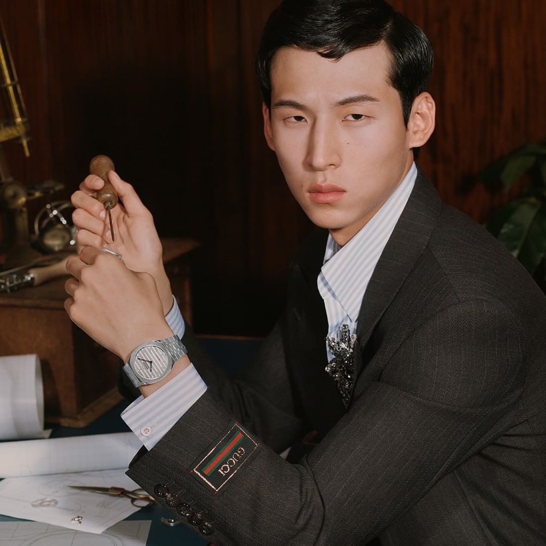 GUCCI 古驰25H系列腕表型号YA163407