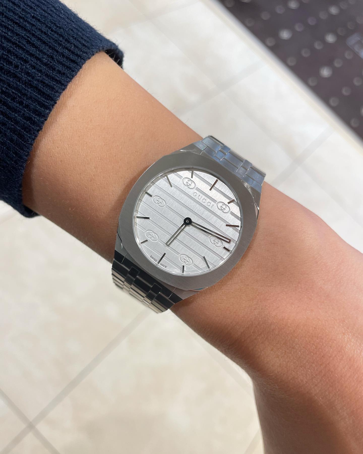 GUCCI 古驰25H系列腕表型号YA163407