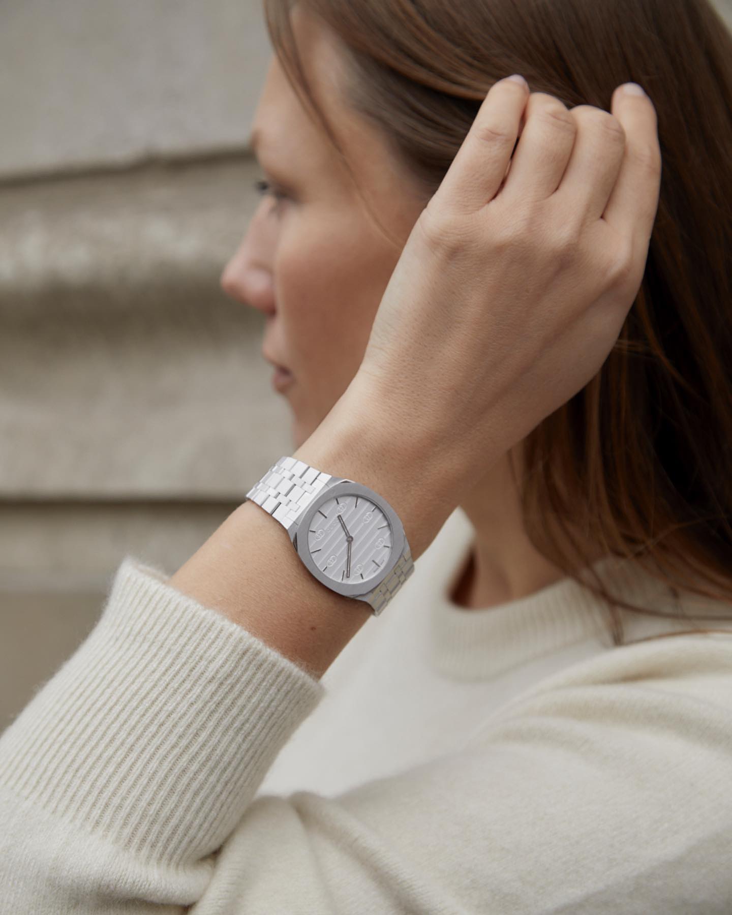 GUCCI 古驰25H系列腕表型号YA163407