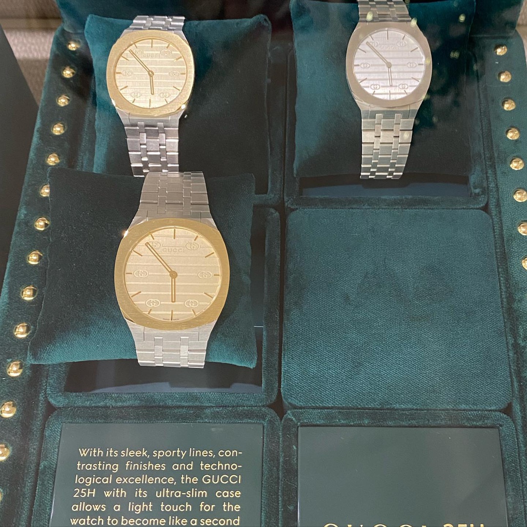 GUCCI 古驰25H系列腕表型号YA163407