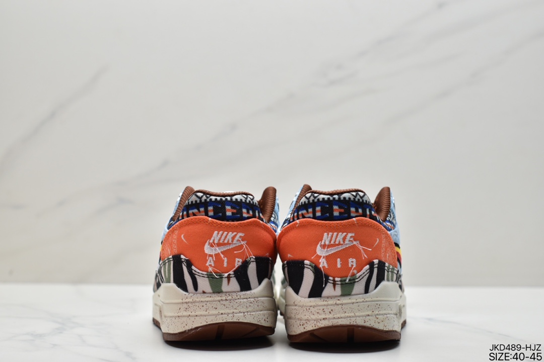 170 真标Patta x Nike Air Max 1“Monarch”复古休闲跑步鞋AH8145