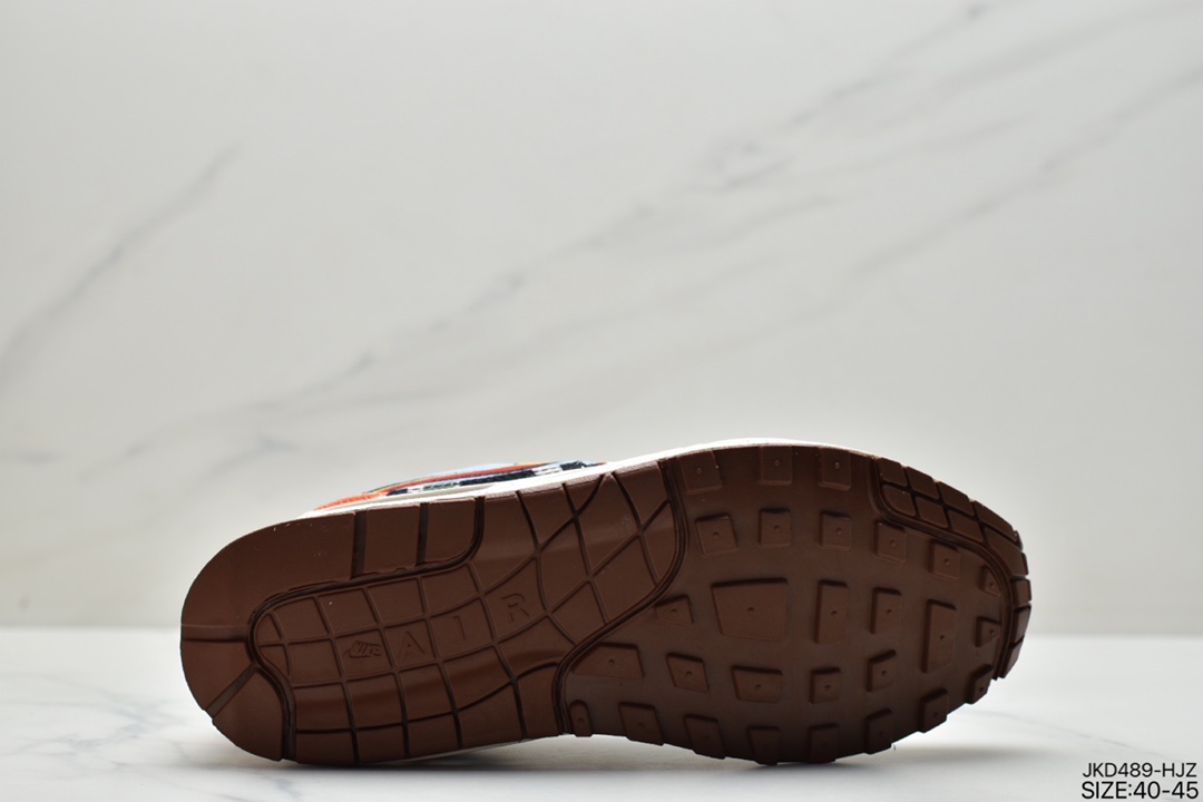 170 真标Patta x Nike Air Max 1“Monarch”复古休闲跑步鞋AH8145