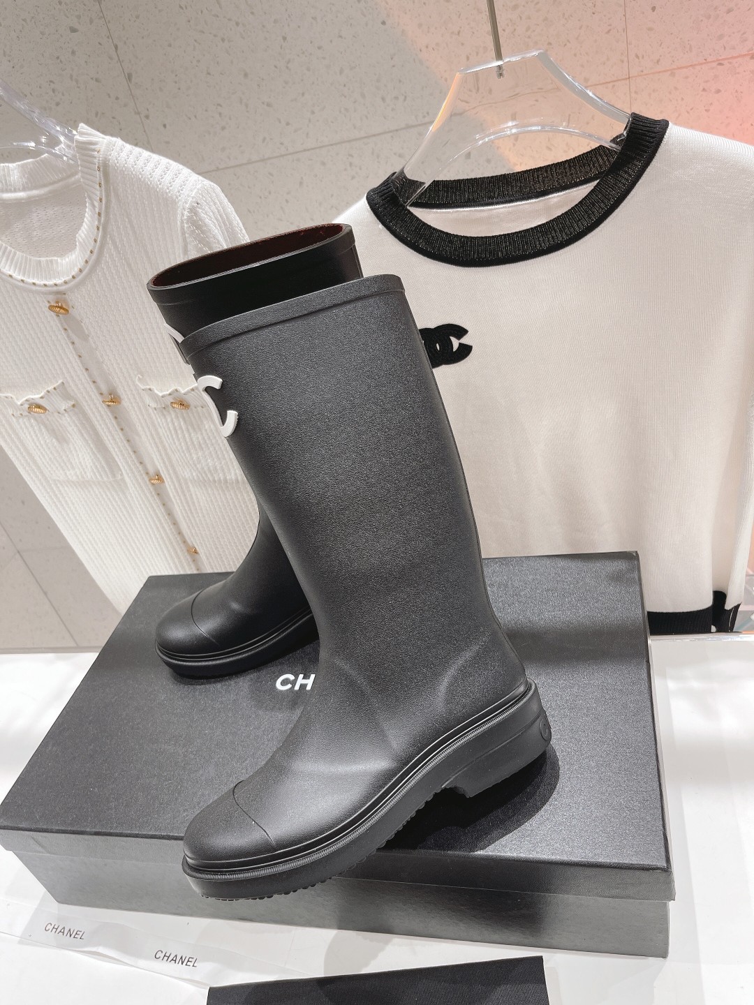 高版本出厂价 （已升级无缝版本） Chanel*香奈儿F036 小香2026ss爆款长靴雨靴 Vanta