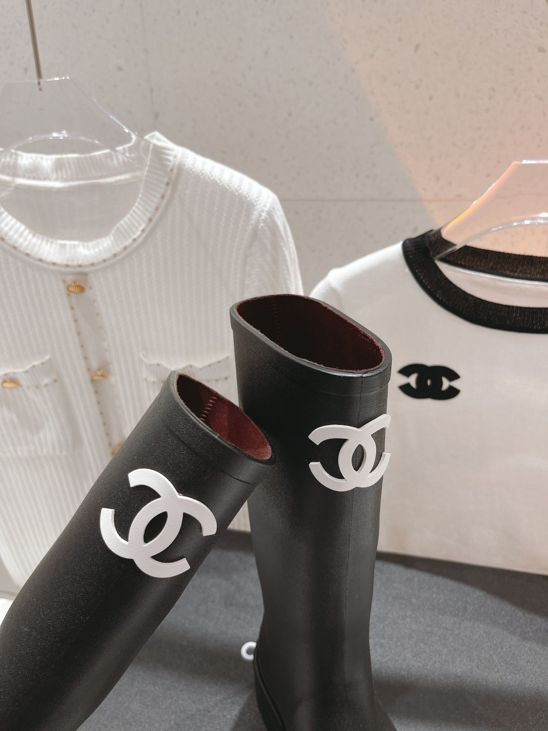 高版本出厂价 （已升级无缝版本） Chanel*香奈儿F036 小香2026ss爆款长靴雨靴 Vanta