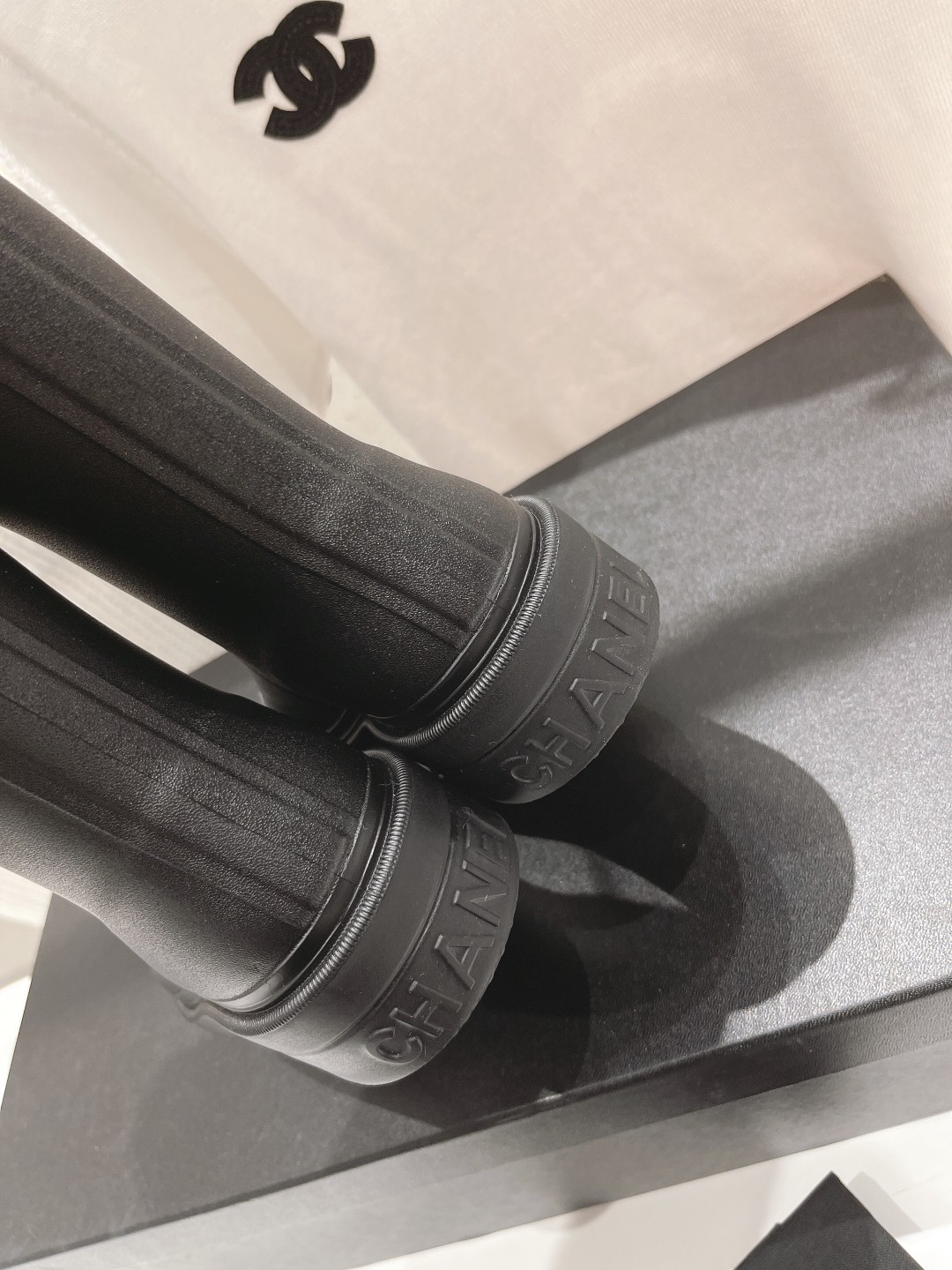 高版本出厂价 （已升级无缝版本） Chanel*香奈儿F036 小香2026ss爆款长靴雨靴 Vanta