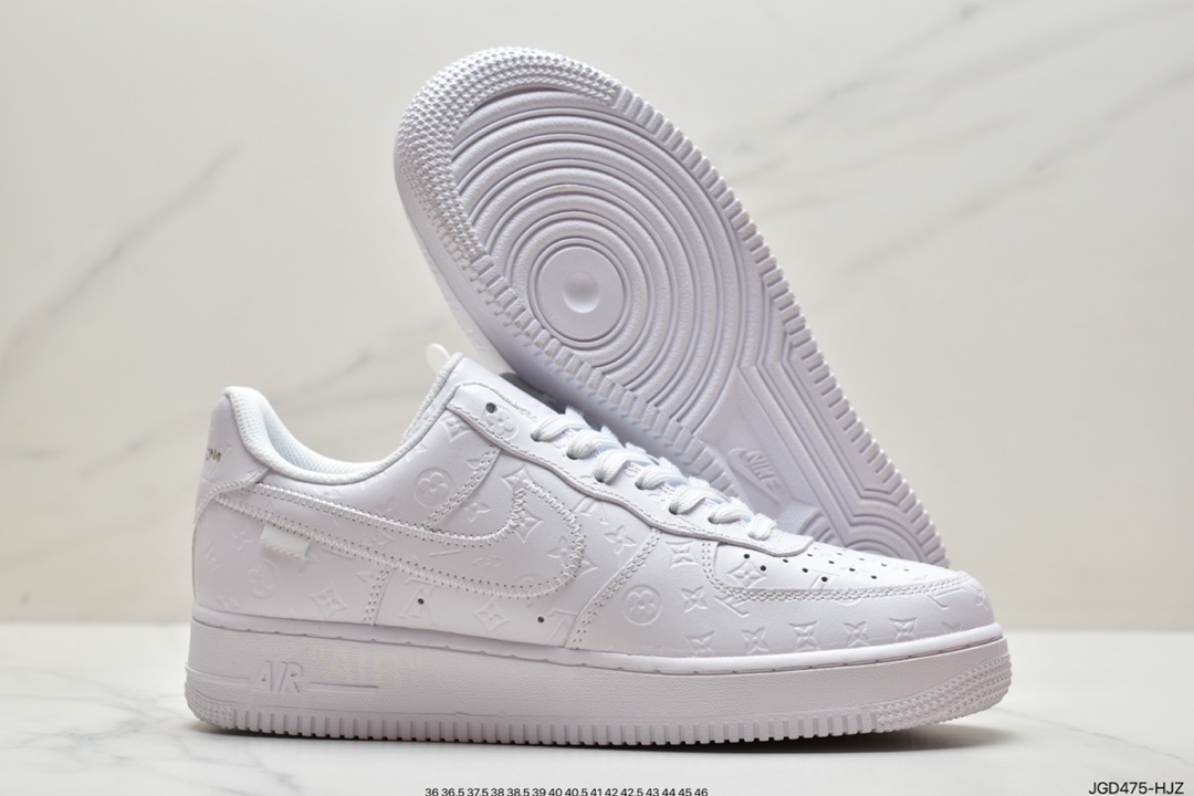 180 路易威登 LV×Nike Air Force 1 Low 07 空军一号 纯白花纹 LV3369-100-莆田鞋,莆田鞋货源,高仿鞋,高仿鞋货源,安福档口,莆田高仿鞋,莆田鞋批发,高仿鞋批发,莆田高仿运动鞋,高仿运动鞋,莆田运动鞋 180 路易威登 LV×Nike Air Force 1 Low 07 空军一号 纯白花纹 LV3369-100
