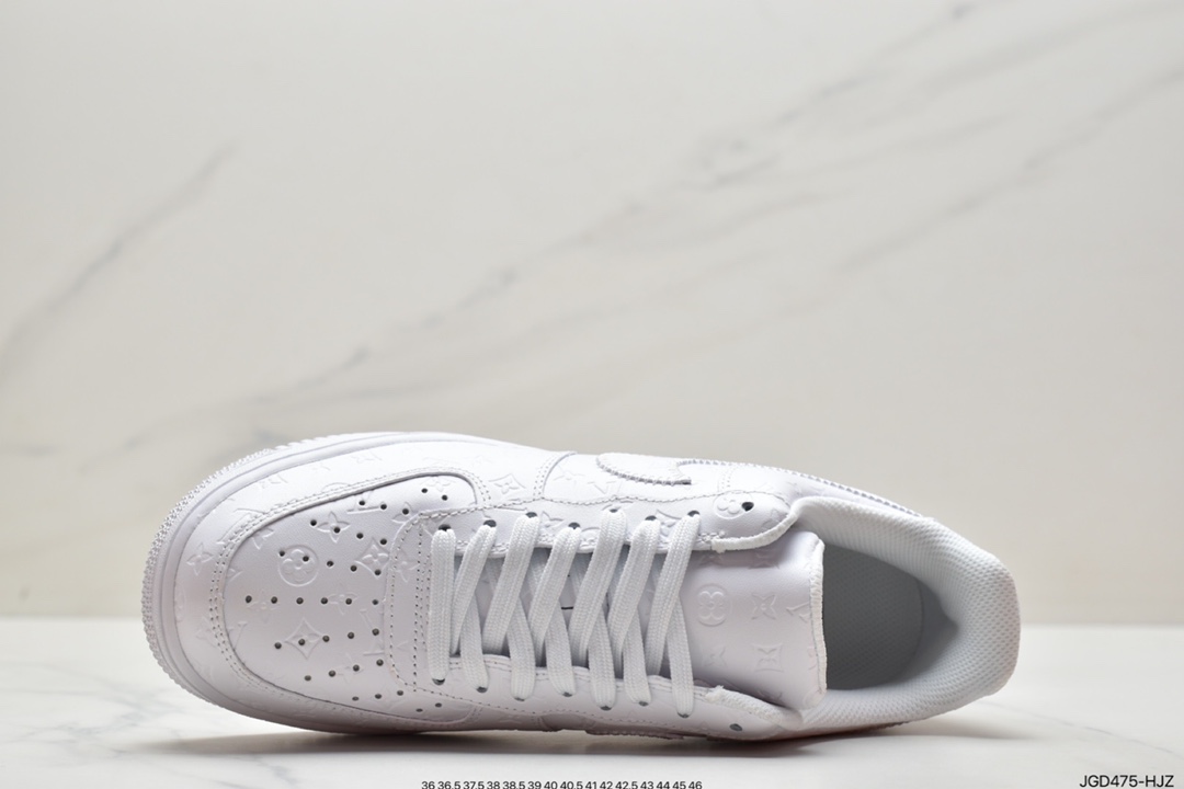 180 路易威登 LV×Nike Air Force 1 Low 07 空军一号 纯白花纹 LV3369-100-莆田鞋,莆田鞋货源,高仿鞋,高仿鞋货源,安福档口,莆田高仿鞋,莆田鞋批发,高仿鞋批发,莆田高仿运动鞋,高仿运动鞋,莆田运动鞋 180 路易威登 LV×Nike Air Force 1 Low 07 空军一号 纯白花纹 LV3369-100
