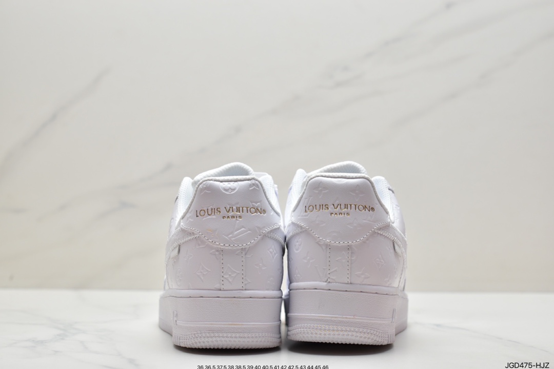 180 路易威登 LV×Nike Air Force 1 Low 07 空军一号 纯白花纹 LV3369-100-莆田鞋,莆田鞋货源,高仿鞋,高仿鞋货源,安福档口,莆田高仿鞋,莆田鞋批发,高仿鞋批发,莆田高仿运动鞋,高仿运动鞋,莆田运动鞋 180 路易威登 LV×Nike Air Force 1 Low 07 空军一号 纯白花纹 LV3369-100
