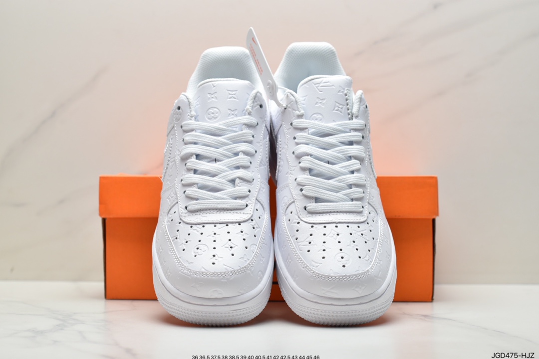 180 路易威登 LV×Nike Air Force 1 Low 07 空军一号 纯白花纹 LV3369-100-莆田鞋,莆田鞋货源,高仿鞋,高仿鞋货源,安福档口,莆田高仿鞋,莆田鞋批发,高仿鞋批发,莆田高仿运动鞋,高仿运动鞋,莆田运动鞋 180 路易威登 LV×Nike Air Force 1 Low 07 空军一号 纯白花纹 LV3369-100