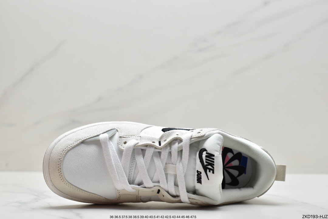 270 耐克 Nike Dunk Low Disrupt 2“Pale lvory” 奶油白粉勾内侧的 DH4402-100