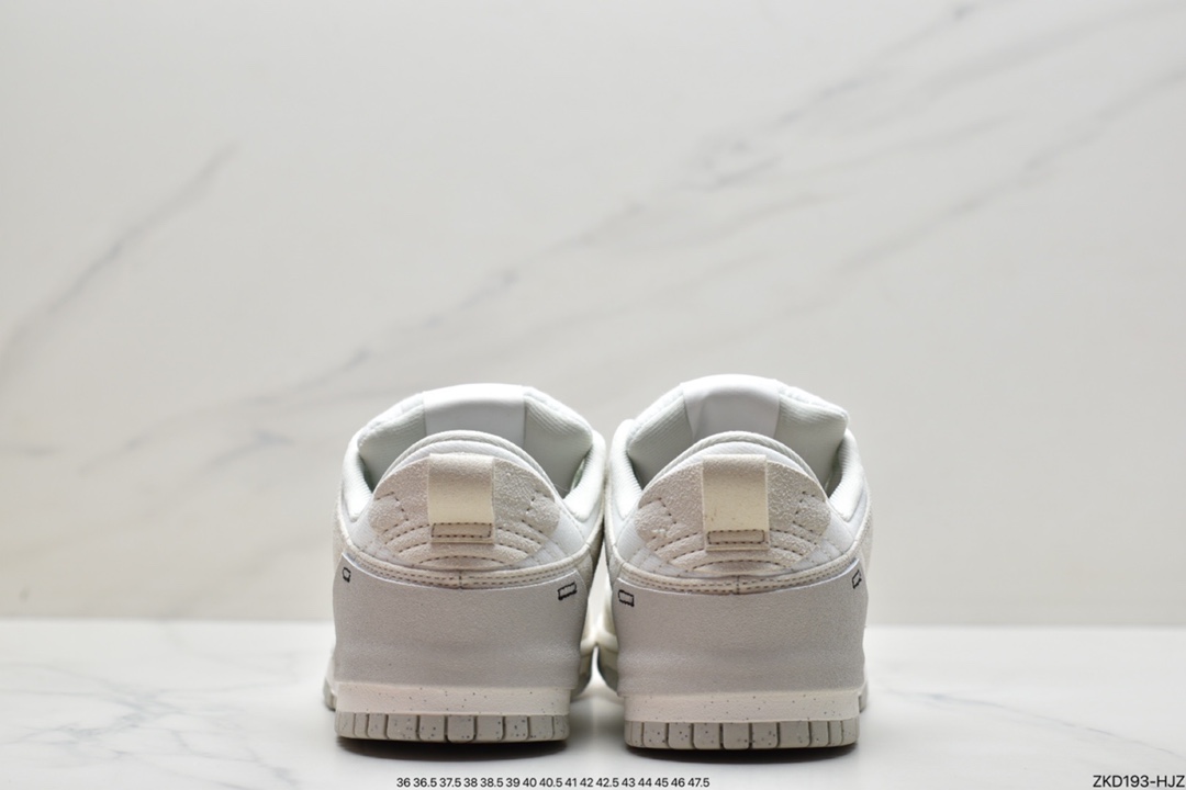 270 耐克 Nike Dunk Low Disrupt 2“Pale lvory” 奶油白粉勾内侧的 DH4402-100
