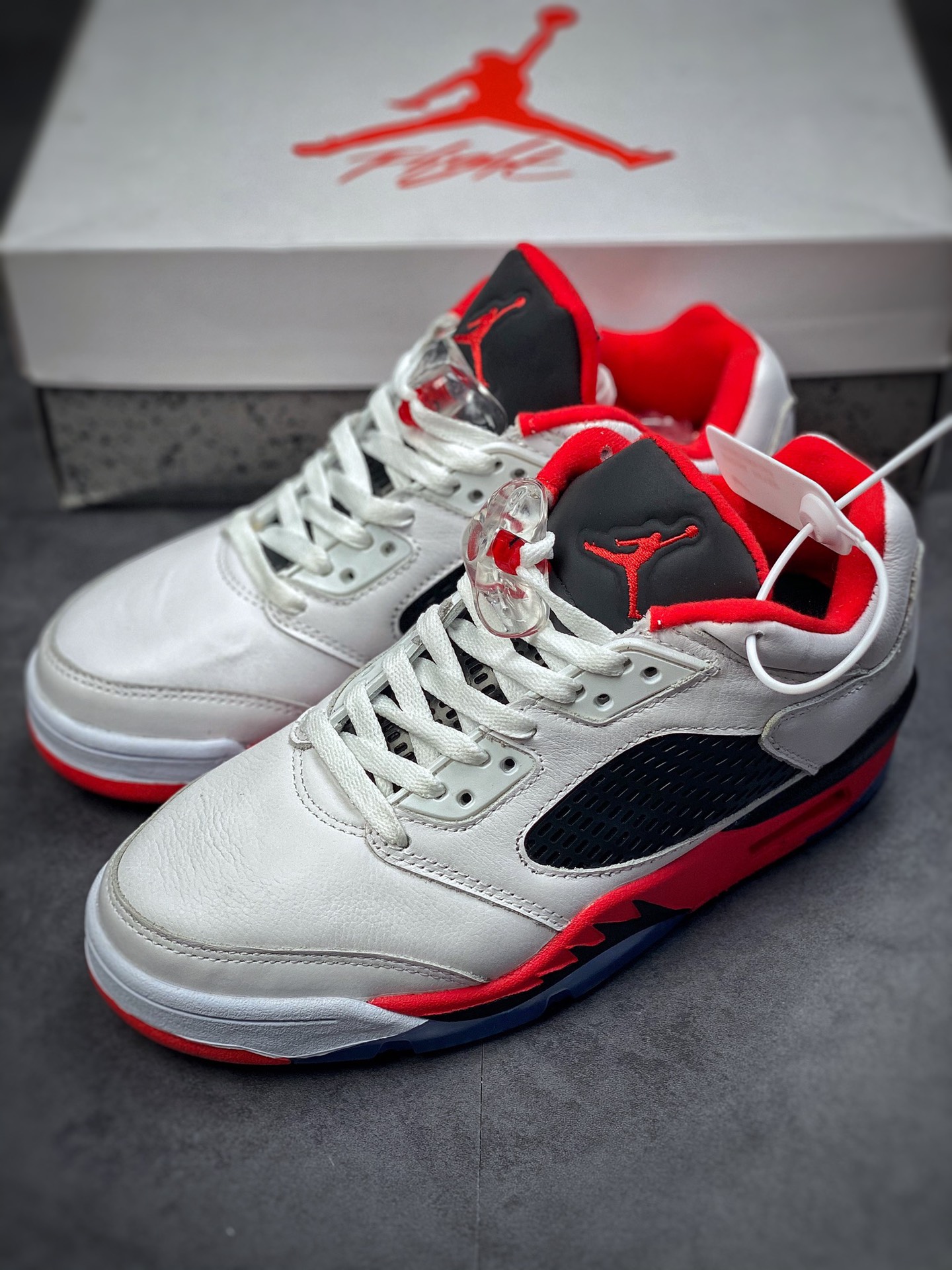 260 Air Jordan 5 Retro Low 火焰白红 314338-101