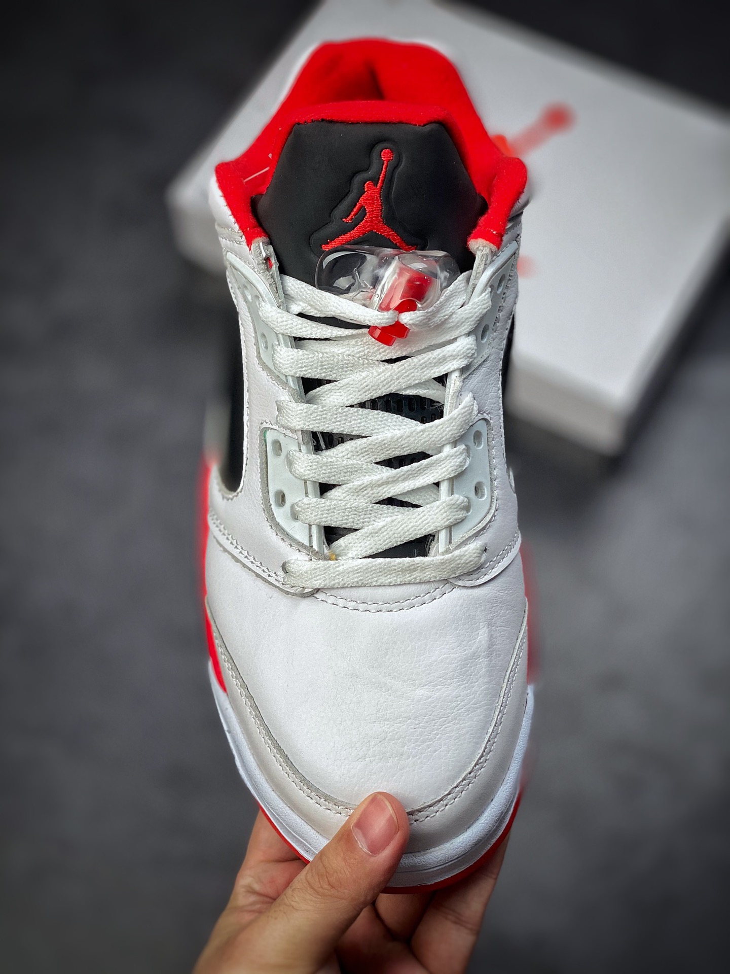 260 Air Jordan 5 Retro Low 火焰白红 314338-101