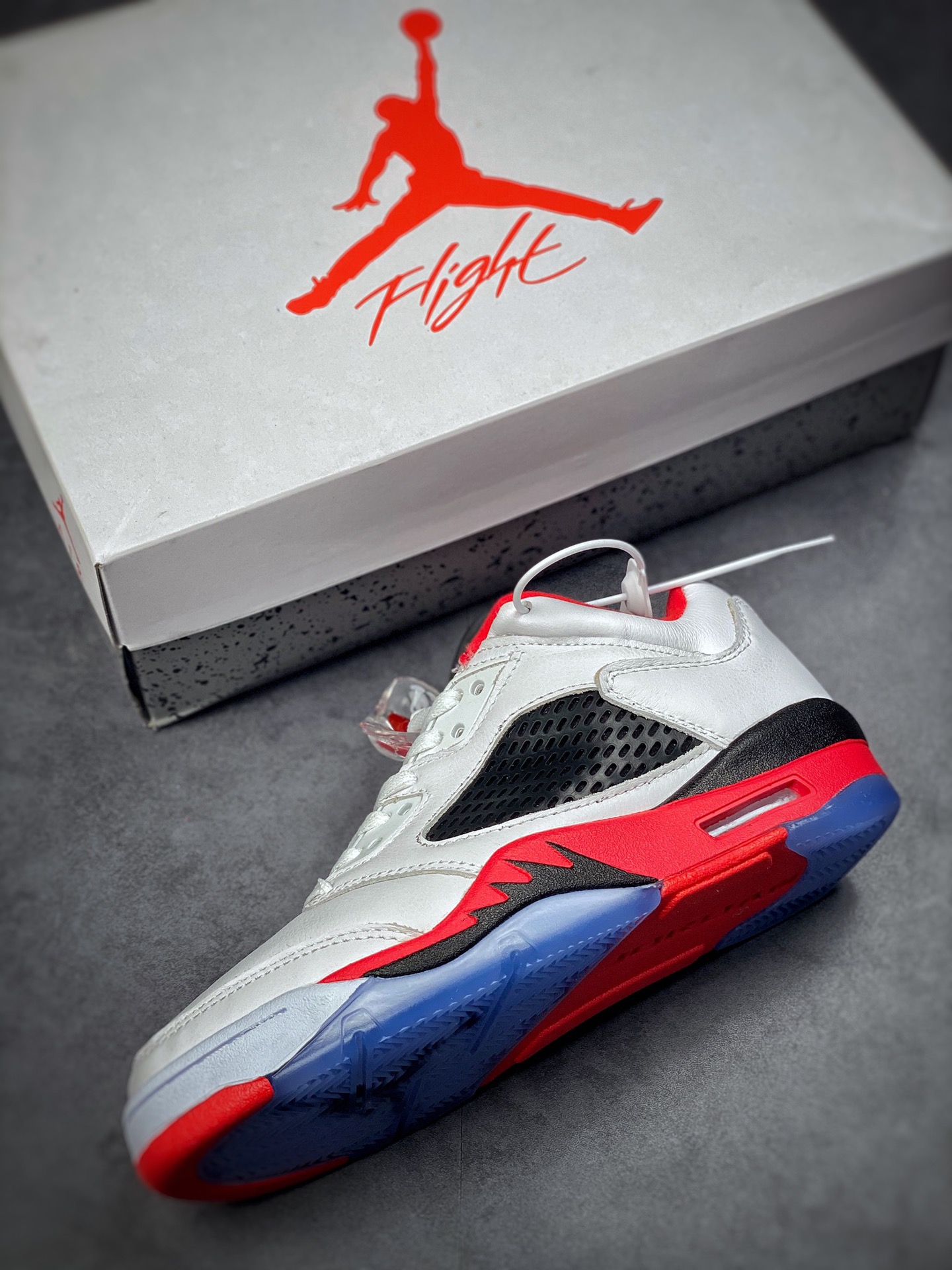 260 Air Jordan 5 Retro Low 火焰白红 314338-101
