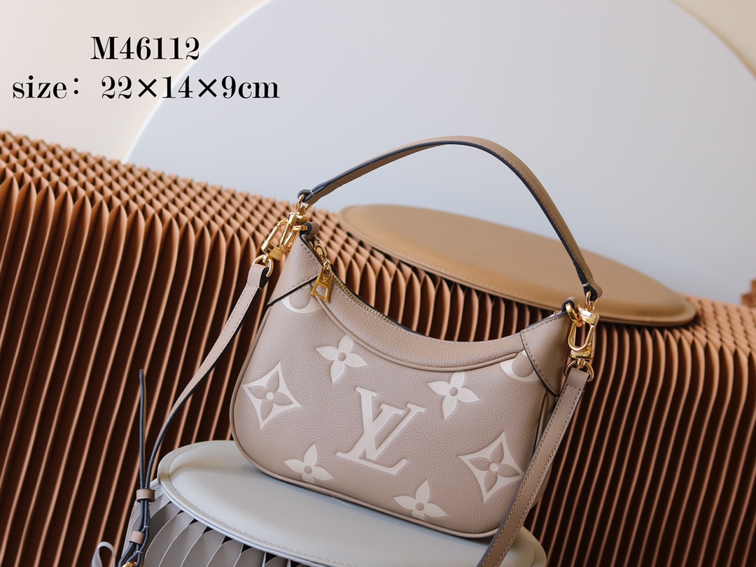 Louis Vuitton Fake
 Bags Handbags Cheap Wholesale
 Black Khaki White Empreinte​ Cowhide M46099