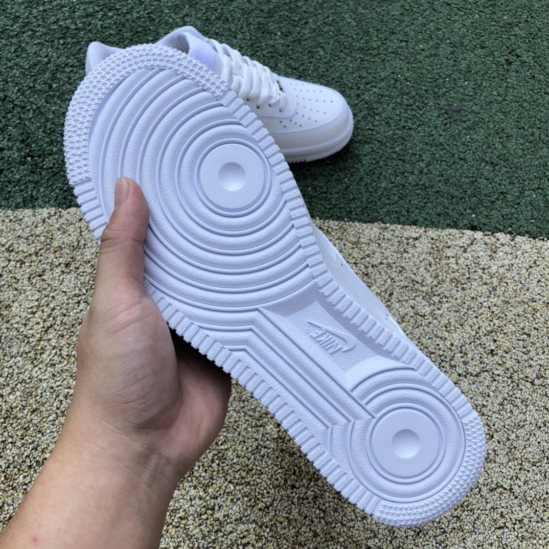 AF1纯白low 纯原版 Nike Air Force 1 AF1 空军一号全白情侣低帮板鞋315122-111