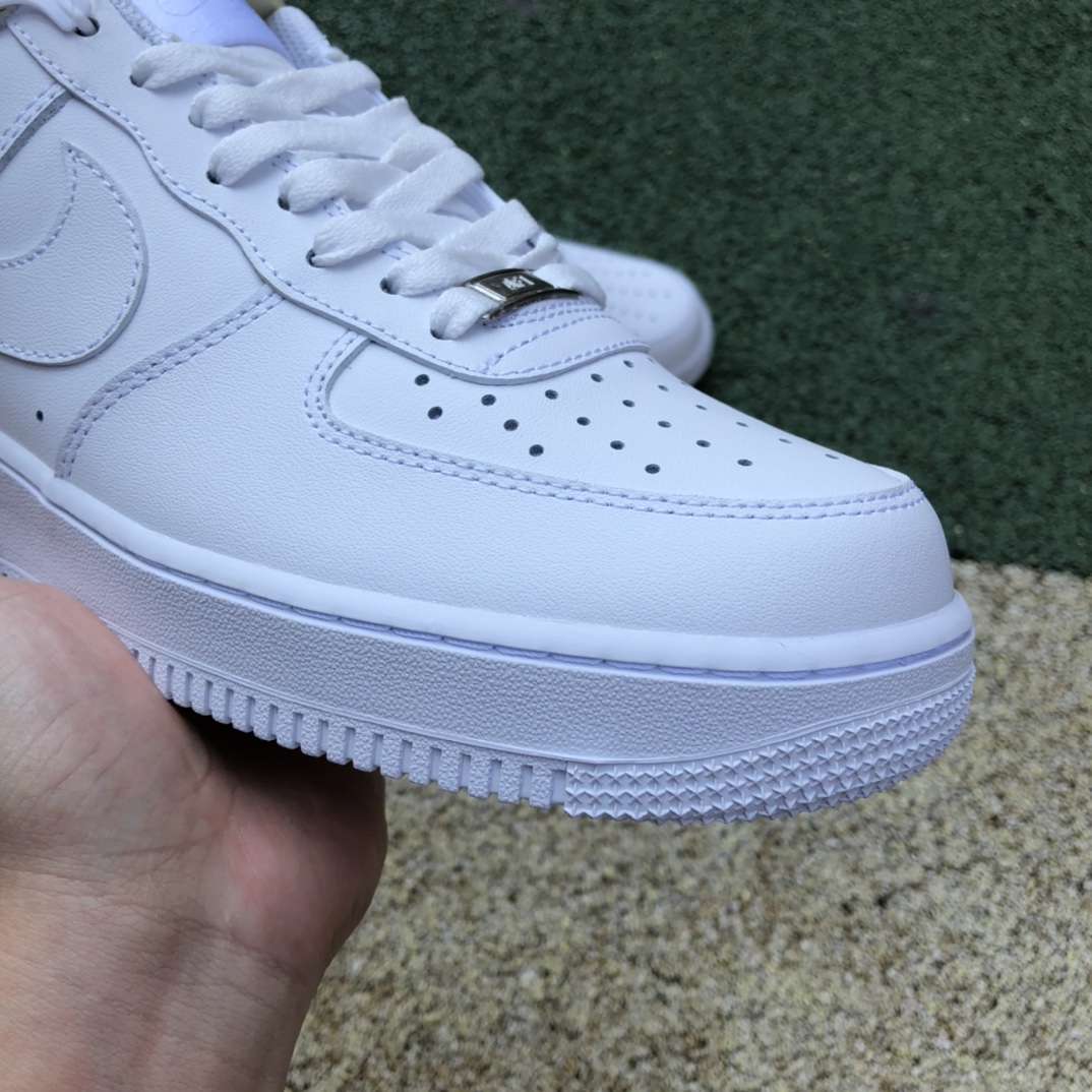 AF1纯白low 纯原版 Nike Air Force 1 AF1 空军一号全白情侣低帮板鞋315122-111