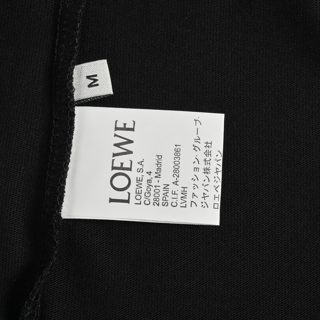 Loewe/罗意威 22ss 刺绣徽标logo短袖 定制26s双纱无尘棉面料