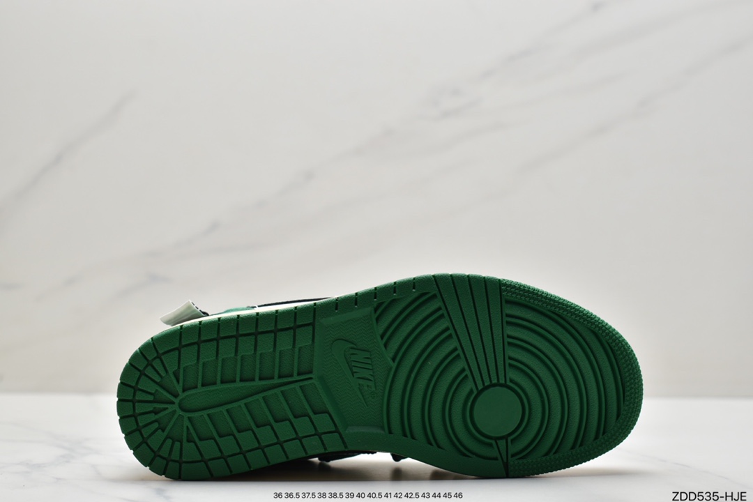 230 Air Jordan 1 Low 白绿绑带低帮官方同步新色 553558-129