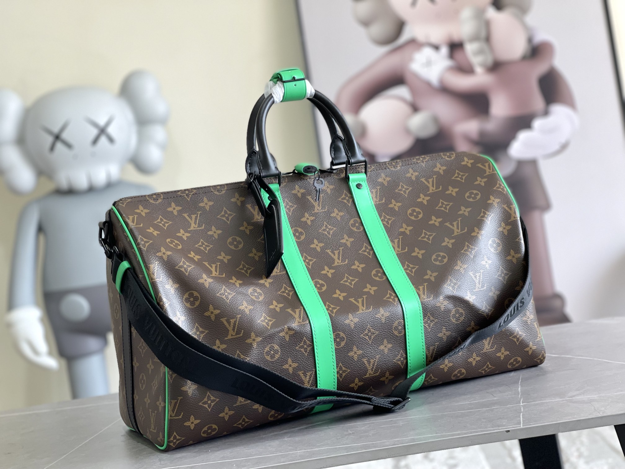 Louis Vuitton LV Keepall Travel Bags mirror copy luxury
 Yellow Canvas M46259