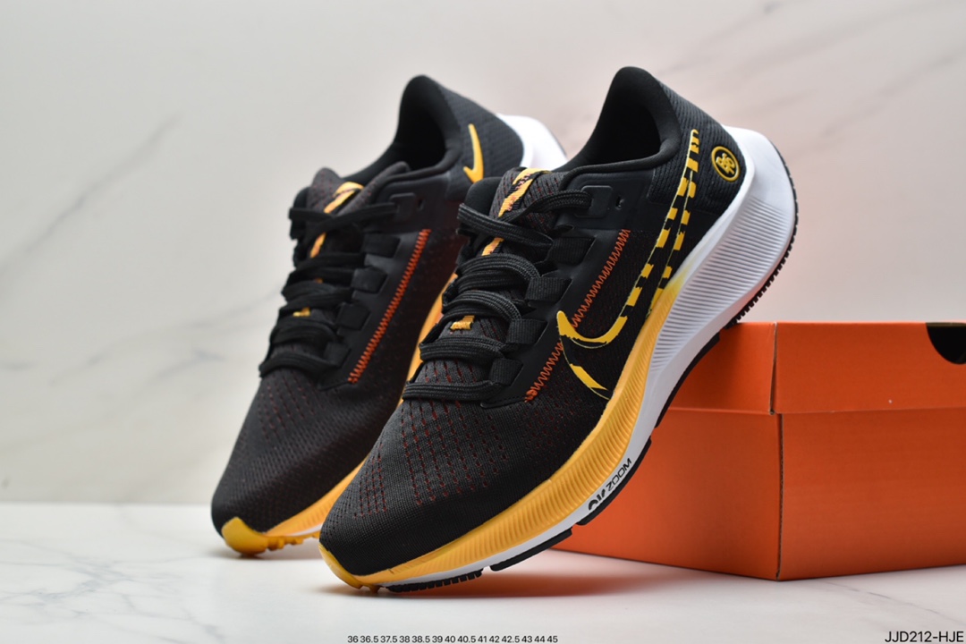 130 真标耐克Pegasus 38 登月38代系列九针眼网纱透气缓震疾速跑鞋DJ0860-400