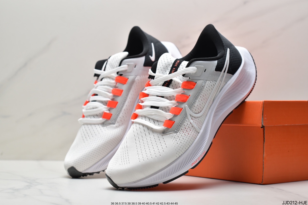 130 真标耐克Pegasus 38 登月38代系列九针眼网纱透气缓震疾速跑鞋DJ0860-400