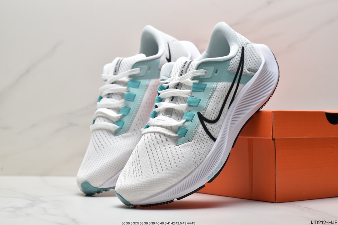 130 真标耐克Pegasus 38 登月38代系列九针眼网纱透气缓震疾速跑鞋DJ0860-400