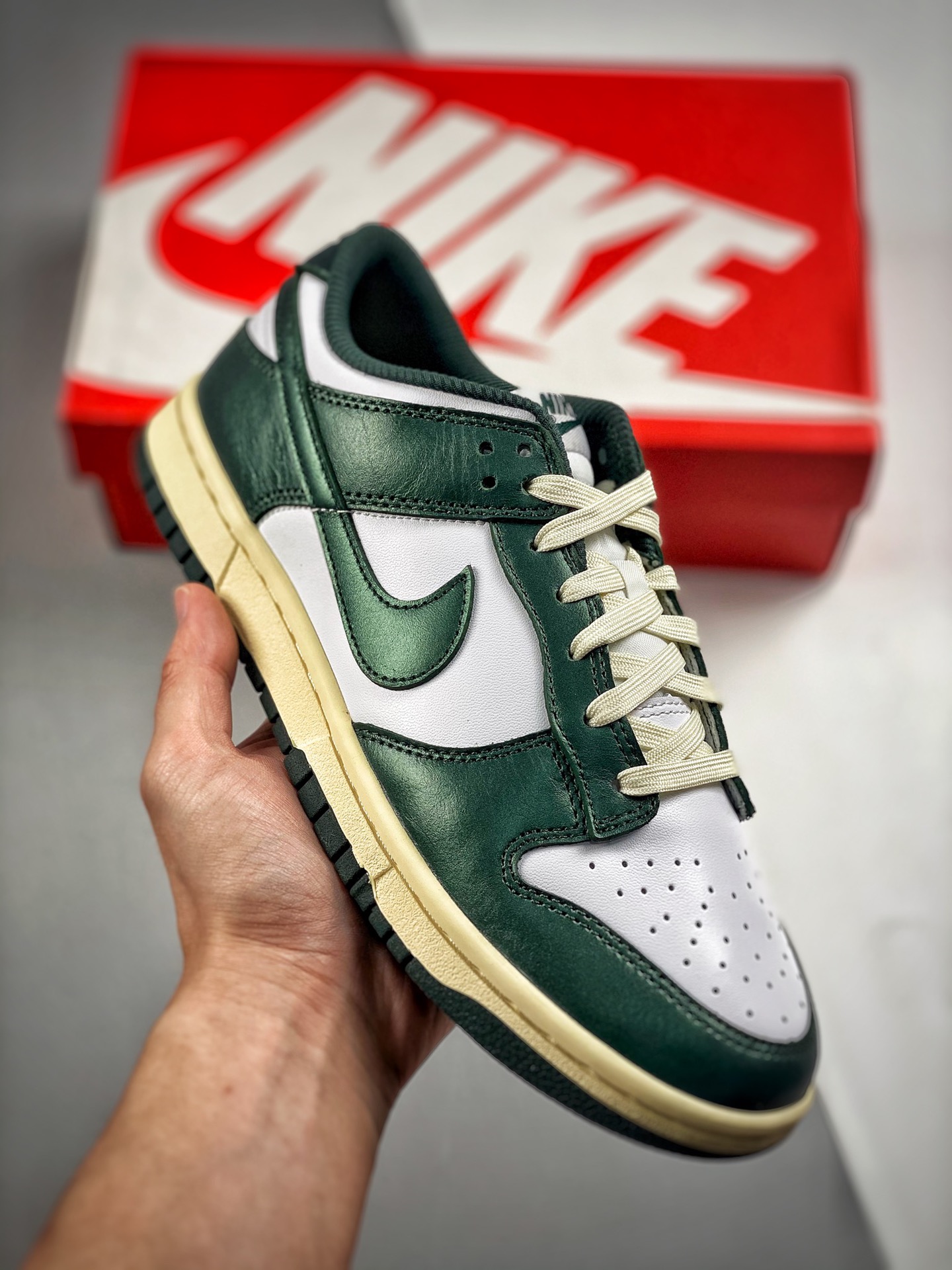 Push Hands 4 Versión divina Versión pura original NK Dunk Low Retro "Black" Blanco verde envejecido Zapatillas de skate…