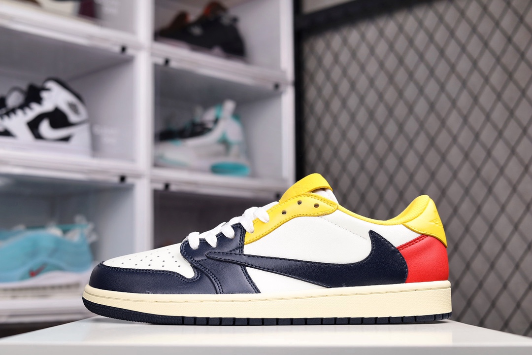 H0 Air Jordan 1 Reteo high og sp“AJ1乔1 TS 藤原浩 闪电 鬼脸三方联名倒钩 原厂头层皮料 采用原厂皮拼接 原档案开发，原盒原标，采购原厂材料，细节做工全方位对比原鞋 完美细节鉴赏